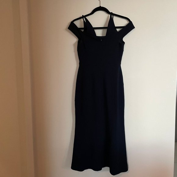 REBECCA VALLANCE CREPE MIDI DRESS - Picture 2 of 2